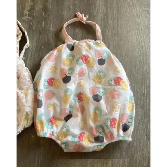 Lightweight Baby Romper Set 2-Piece Multicolor Outfits 6-9m girl - Picture 5 of 6
